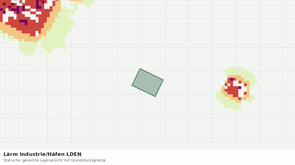 Statische Kartenansicht: Lärm Industrie/Häfen LDEN