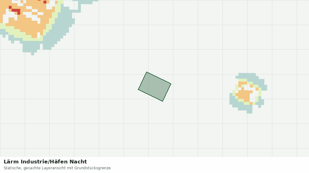 Statische Kartenansicht: Lärm Industrie/Häfen Nacht