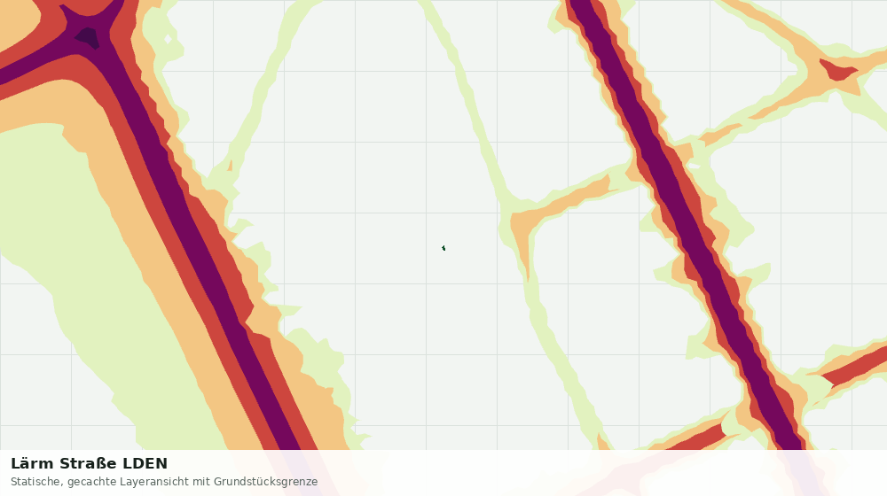 Statische Kartenansicht: Lärm Straße LDEN