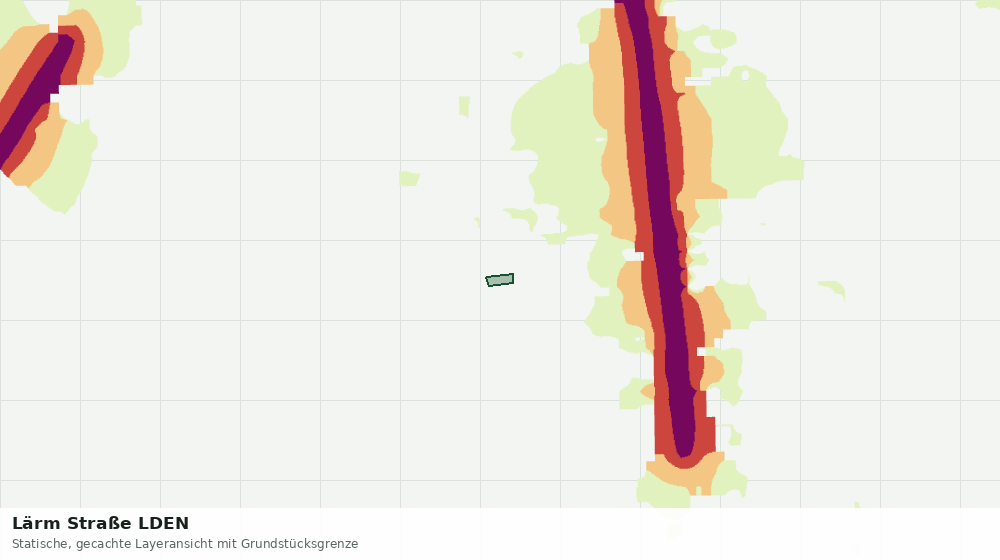 Statische Kartenansicht: Lärm Straße LDEN