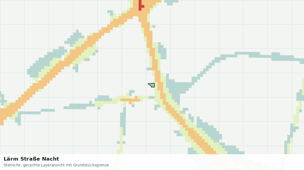 Statische Kartenansicht: Lärm Straße Nacht