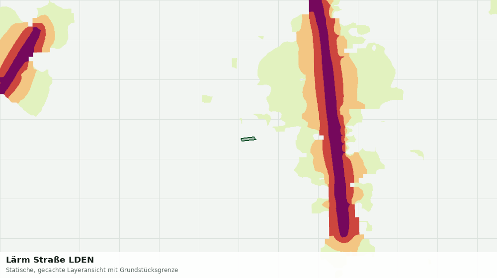 Statische Kartenansicht: Lärm Straße LDEN