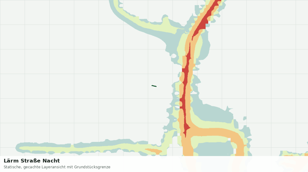 Statische Kartenansicht: Lärm Straße Nacht