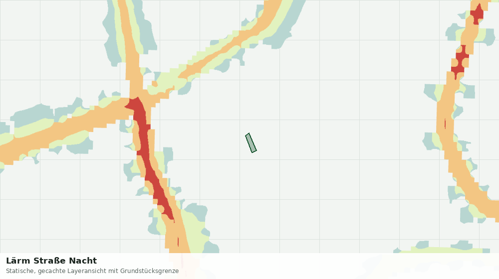 Statische Kartenansicht: Lärm Straße Nacht