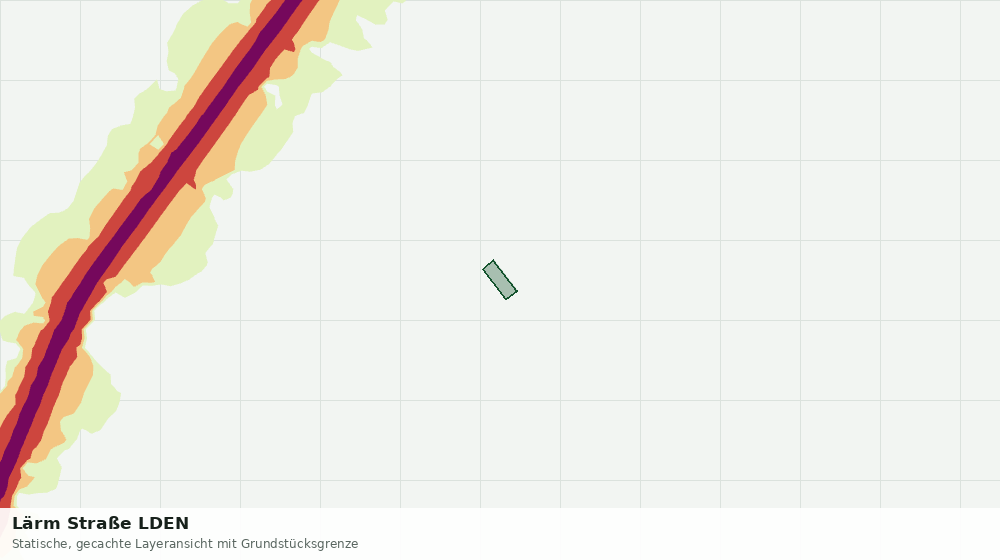 Statische Kartenansicht: Lärm Straße LDEN