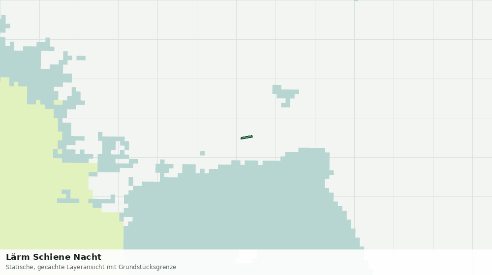 Statische Kartenansicht: Lärm Schiene Nacht