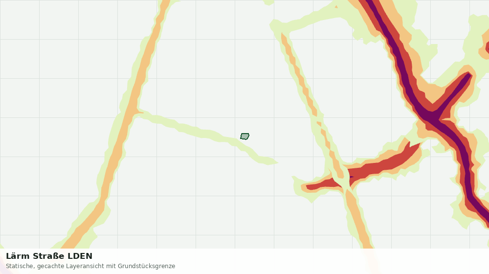 Statische Kartenansicht: Lärm Straße LDEN