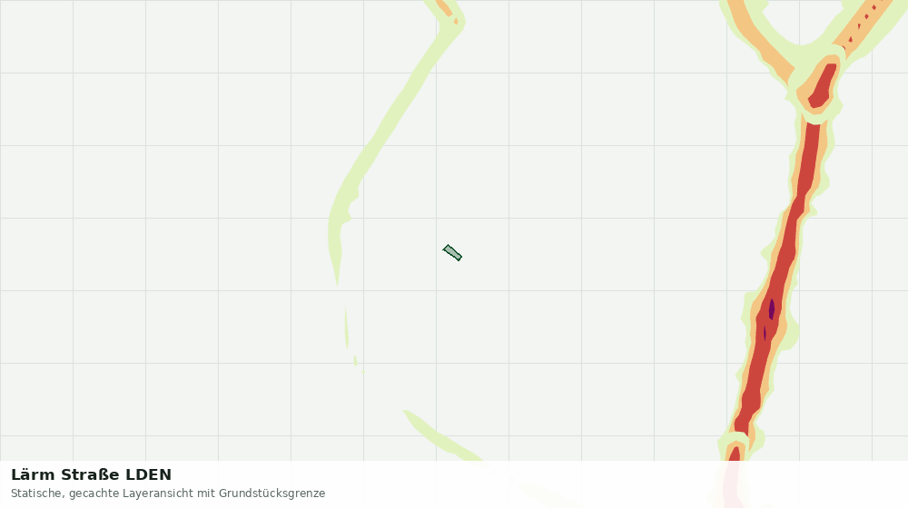 Statische Kartenansicht: Lärm Straße LDEN