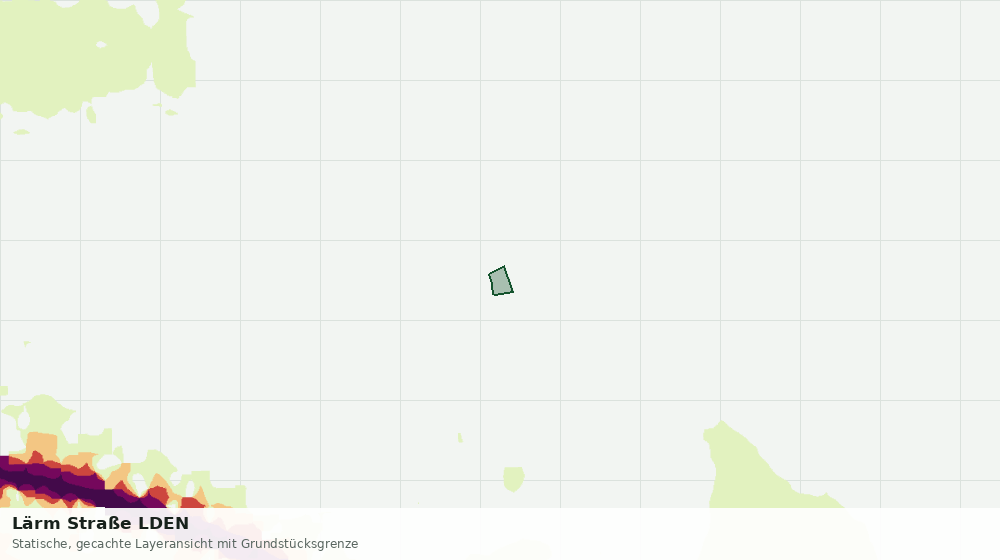 Statische Kartenansicht: Lärm Straße LDEN