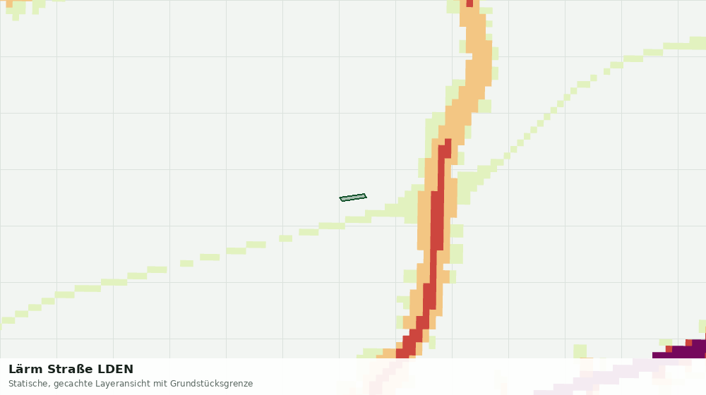 Statische Kartenansicht: Lärm Straße LDEN