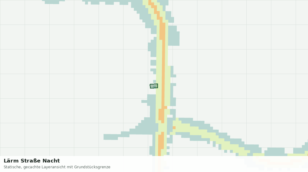 Statische Kartenansicht: Lärm Straße Nacht