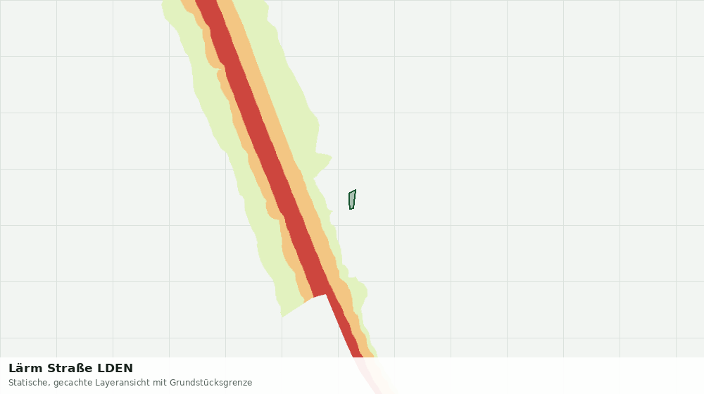 Statische Kartenansicht: Lärm Straße LDEN