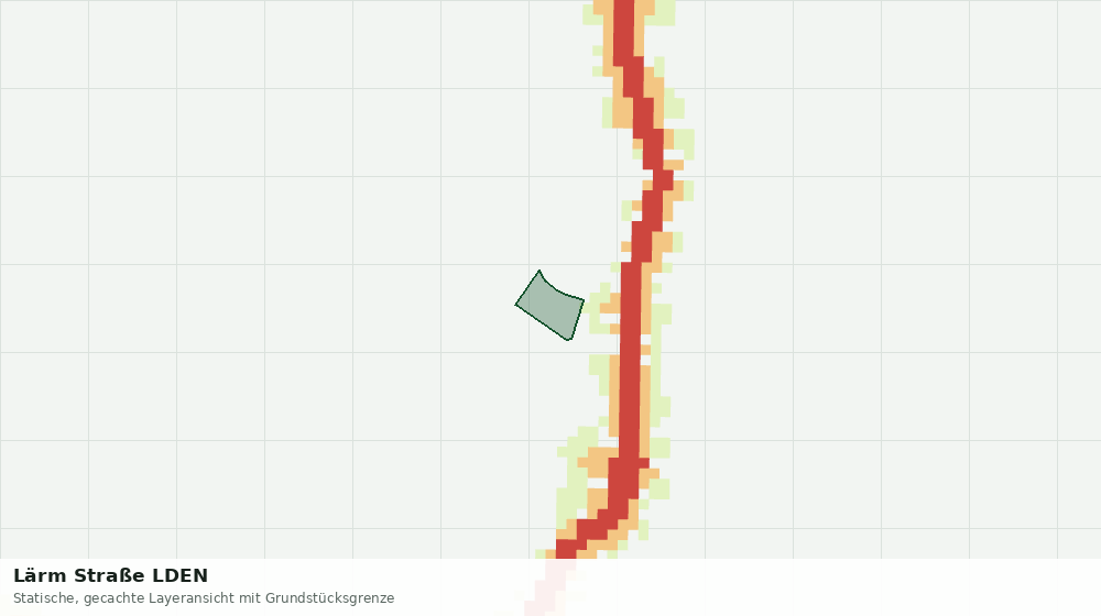 Statische Kartenansicht: Lärm Straße LDEN