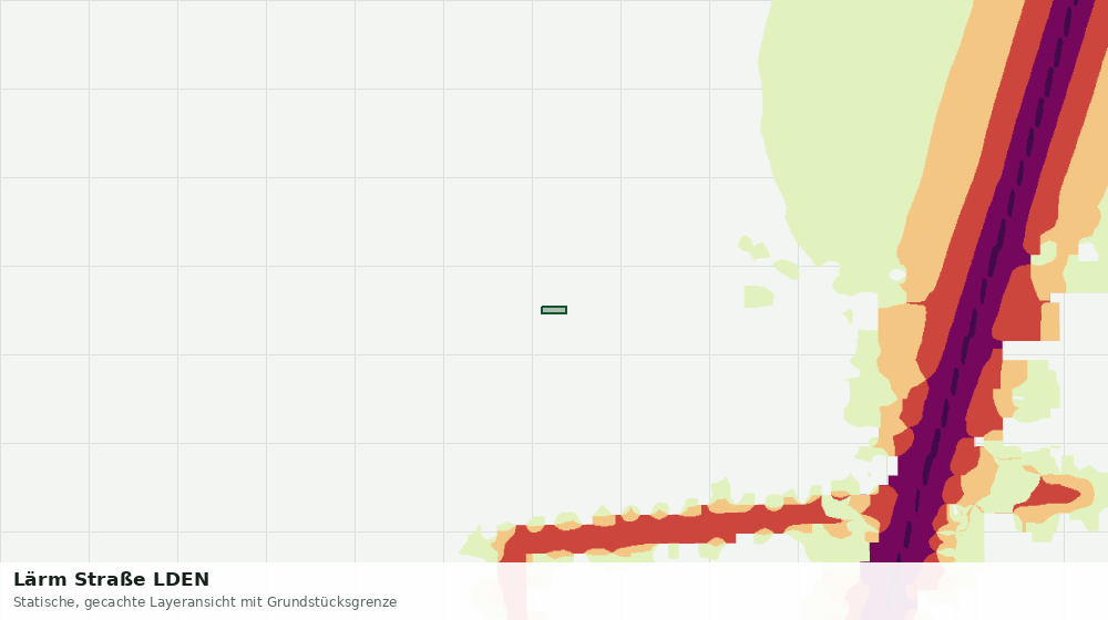 Statische Kartenansicht: Lärm Straße LDEN