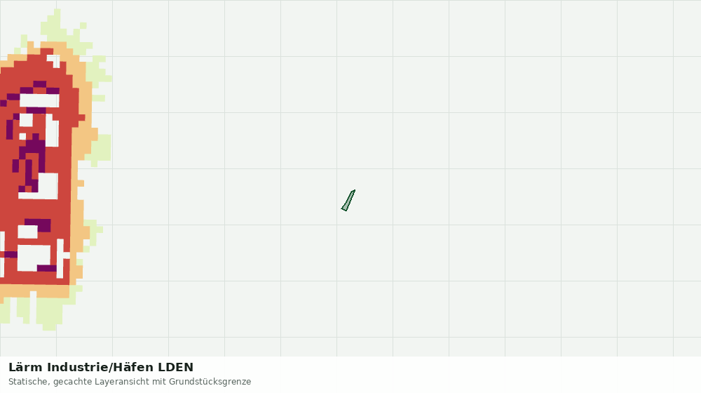 Statische Kartenansicht: Lärm Industrie/Häfen LDEN