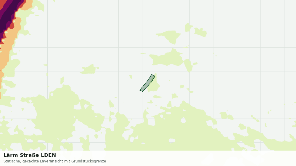 Statische Kartenansicht: Lärm Straße LDEN