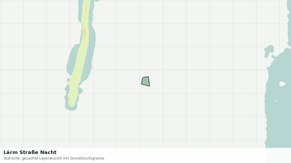 Statische Kartenansicht: Lärm Straße Nacht