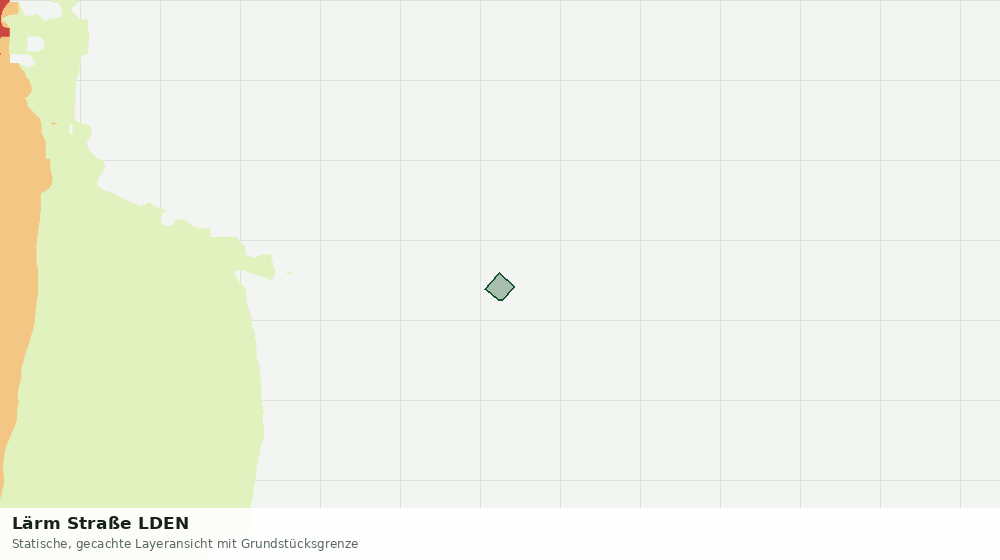 Statische Kartenansicht: Lärm Straße LDEN