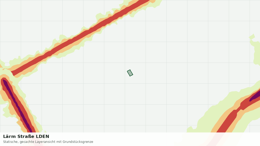 Statische Kartenansicht: Lärm Straße LDEN