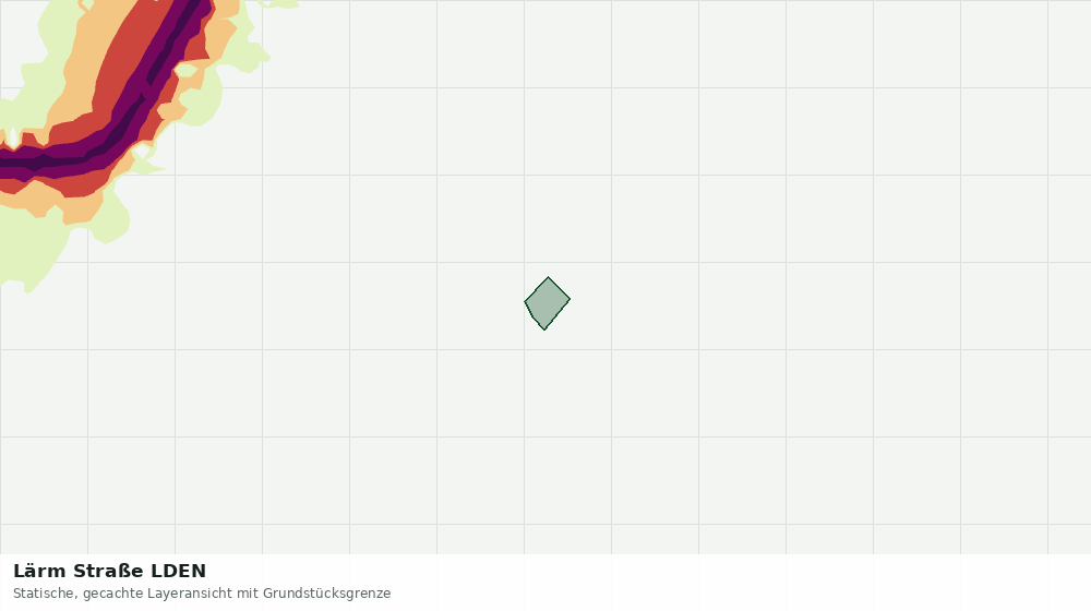 Statische Kartenansicht: Lärm Straße LDEN