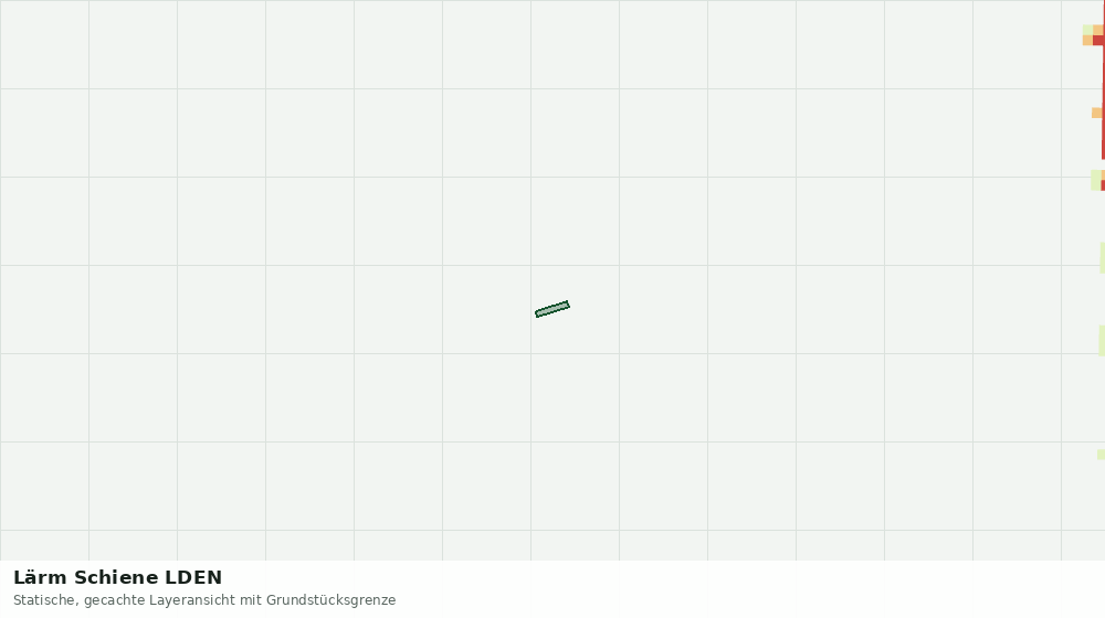 Statische Kartenansicht: Lärm Schiene LDEN