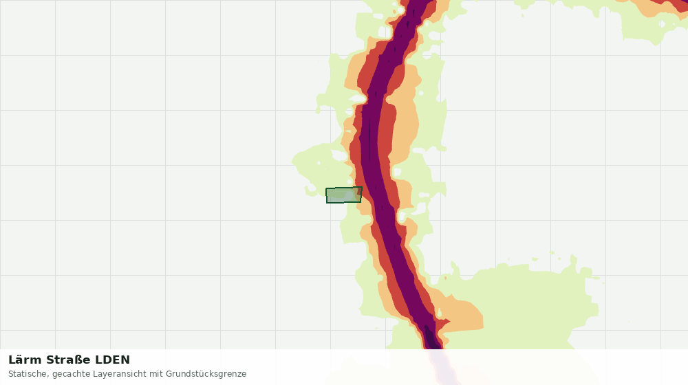 Statische Kartenansicht: Lärm Straße LDEN