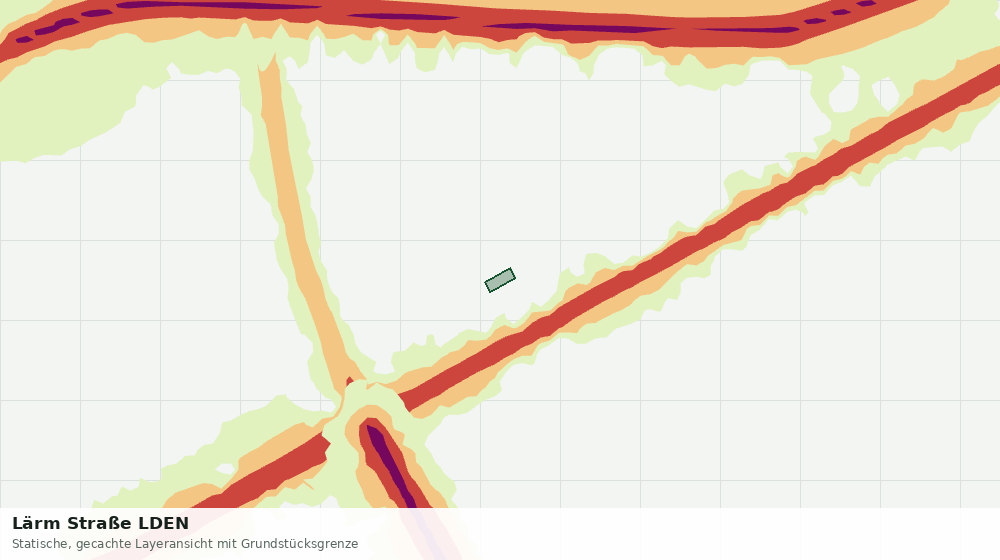 Statische Kartenansicht: Lärm Straße LDEN