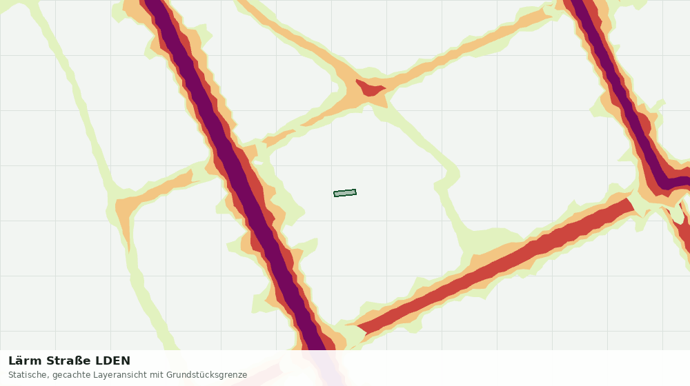Statische Kartenansicht: Lärm Straße LDEN