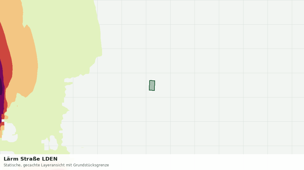 Statische Kartenansicht: Lärm Straße LDEN