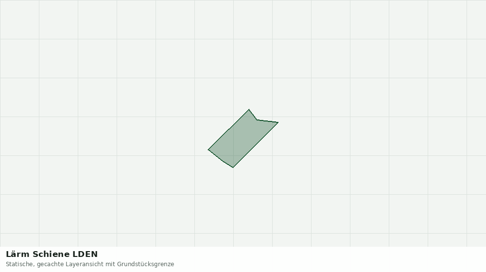 Statische Kartenansicht: Lärm Schiene LDEN