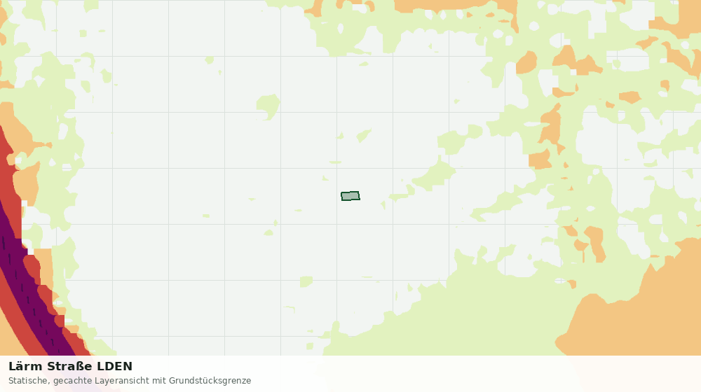 Statische Kartenansicht: Lärm Straße LDEN