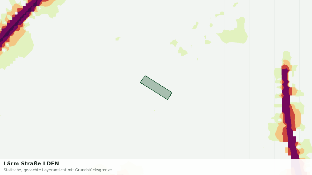 Statische Kartenansicht: Lärm Straße LDEN