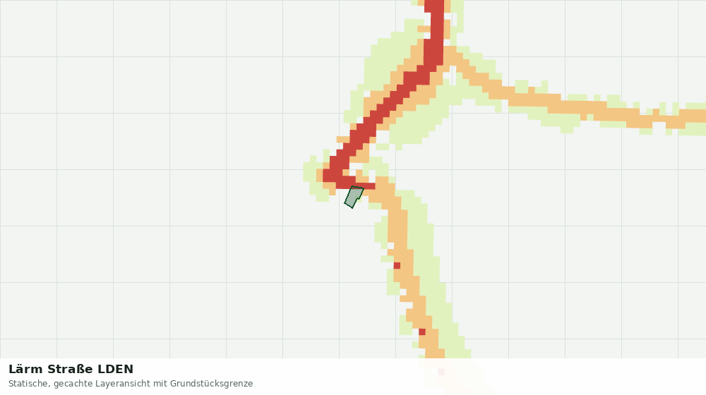 Statische Kartenansicht: Lärm Straße LDEN