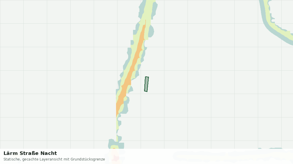 Statische Kartenansicht: Lärm Straße Nacht