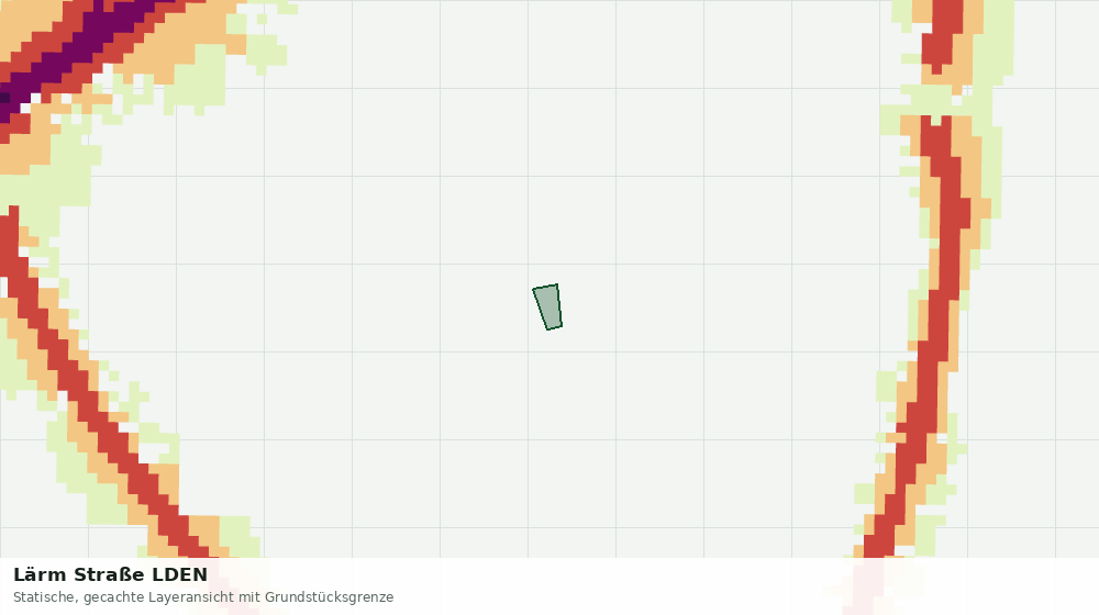 Statische Kartenansicht: Lärm Straße LDEN