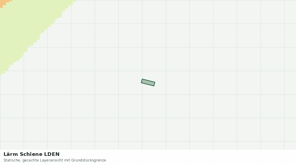 Statische Kartenansicht: Lärm Schiene LDEN