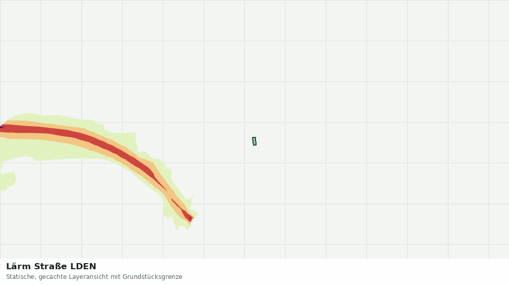 Statische Kartenansicht: Lärm Straße LDEN