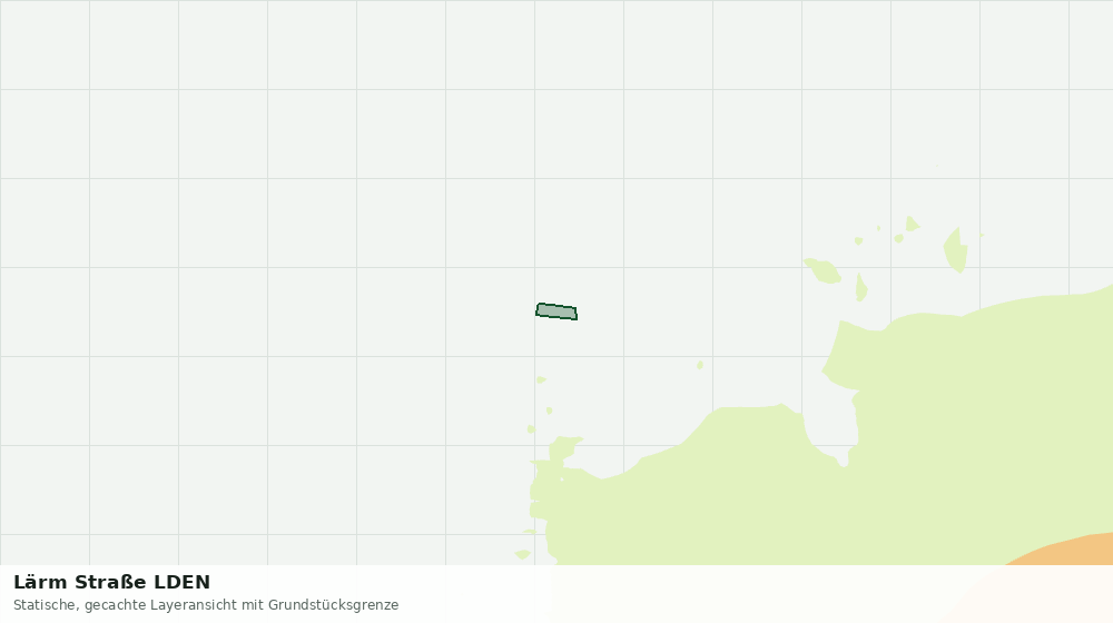 Statische Kartenansicht: Lärm Straße LDEN