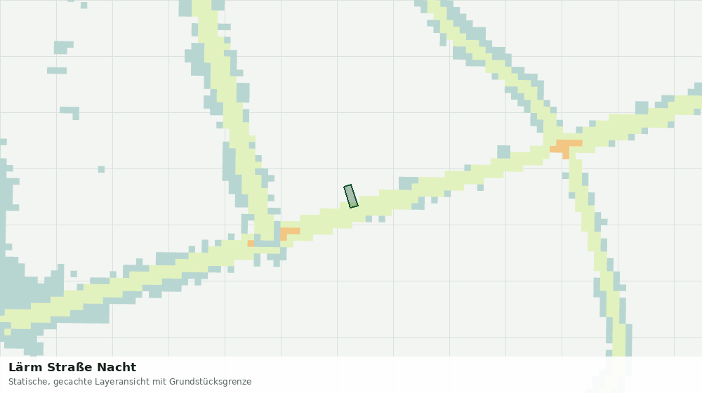 Statische Kartenansicht: Lärm Straße Nacht
