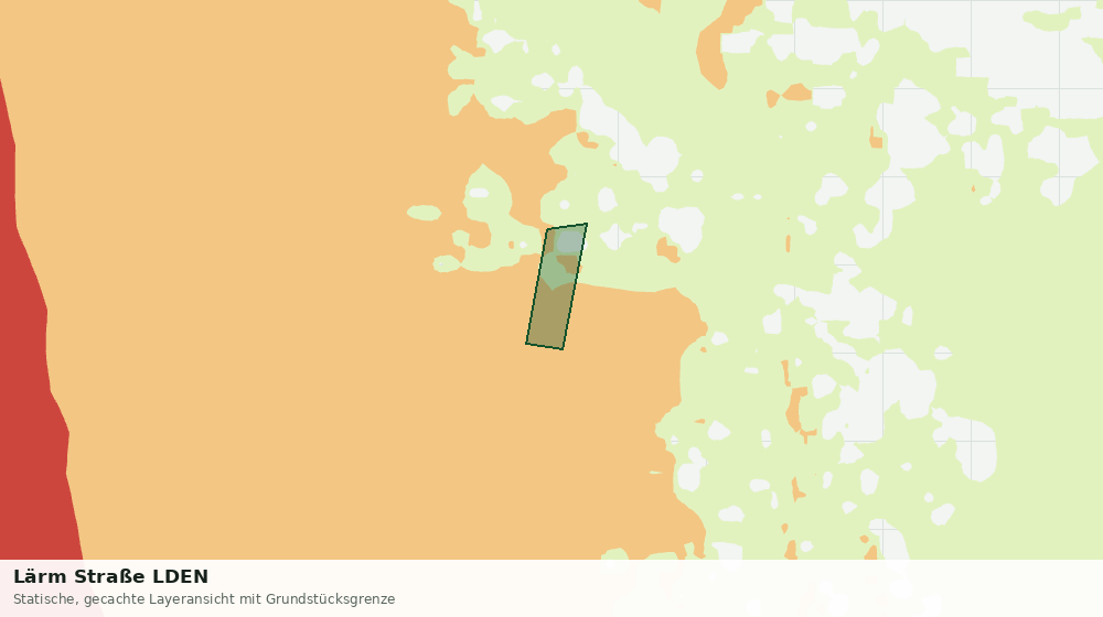 Statische Kartenansicht: Lärm Straße LDEN