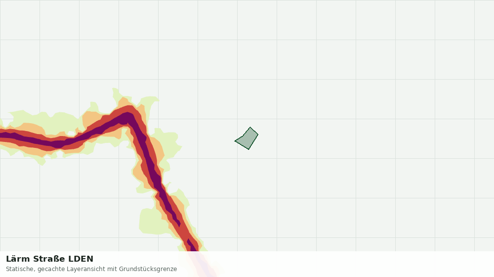 Statische Kartenansicht: Lärm Straße LDEN