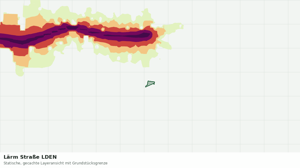 Statische Kartenansicht: Lärm Straße LDEN