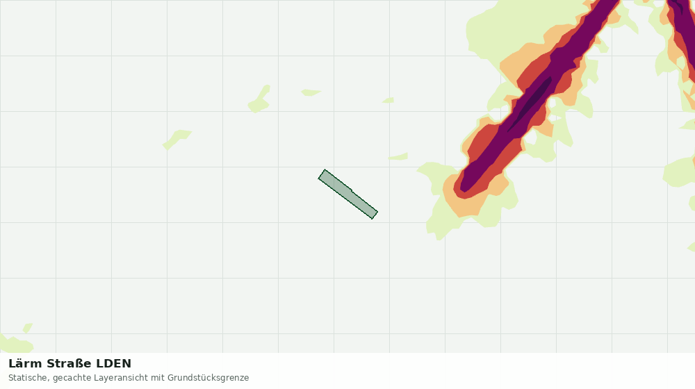 Statische Kartenansicht: Lärm Straße LDEN