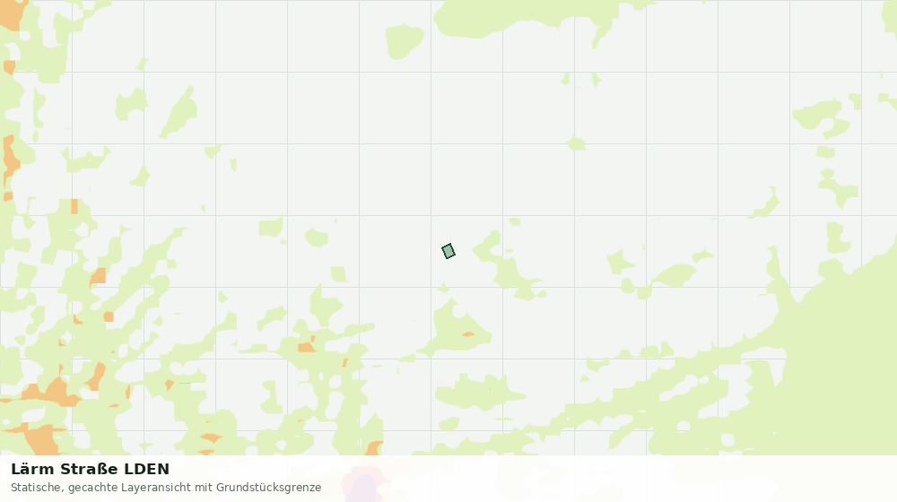 Statische Kartenansicht: Lärm Straße LDEN