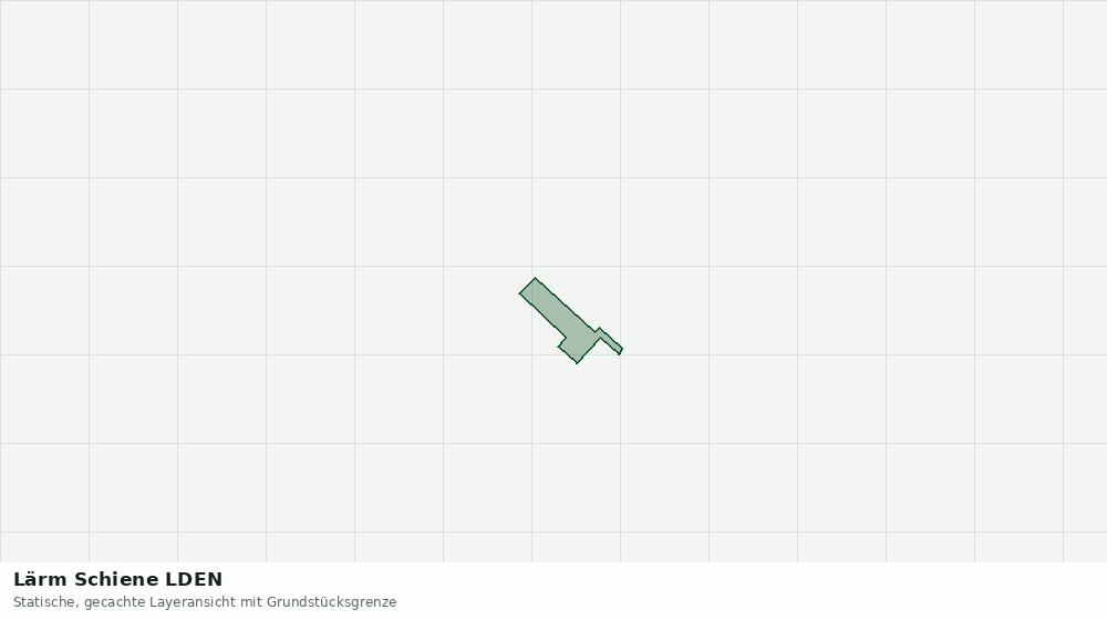 Statische Kartenansicht: Lärm Schiene LDEN