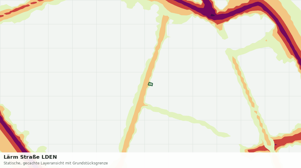 Statische Kartenansicht: Lärm Straße LDEN