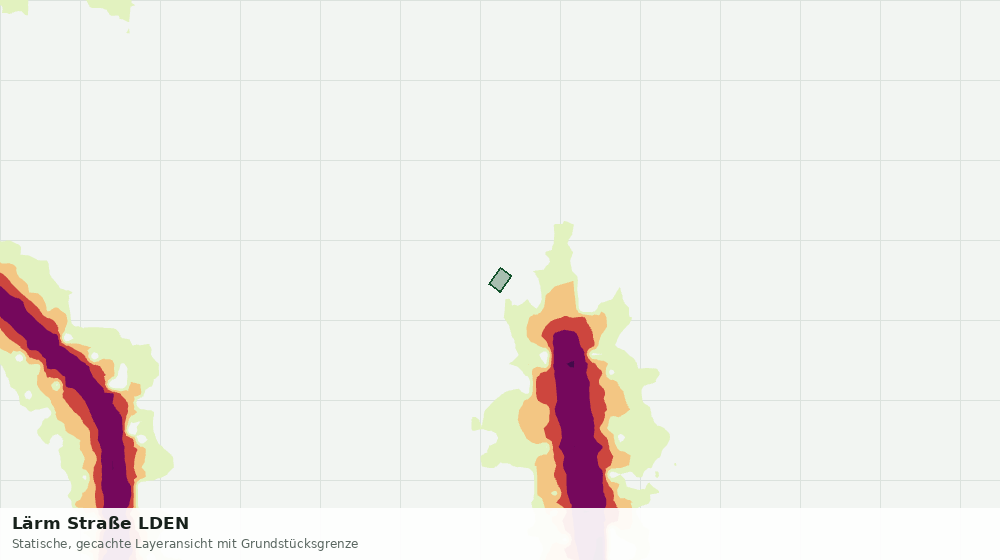 Statische Kartenansicht: Lärm Straße LDEN