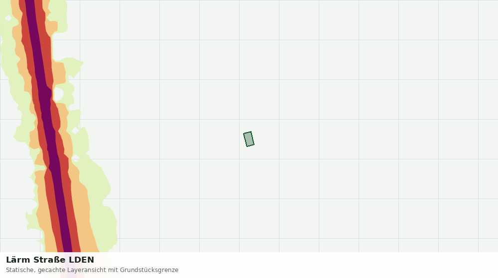 Statische Kartenansicht: Lärm Straße LDEN