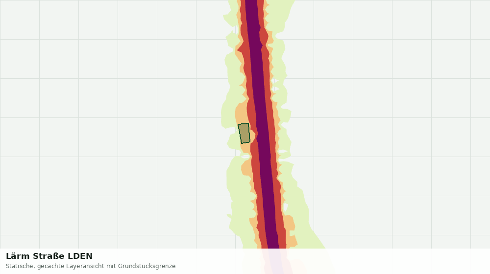 Statische Kartenansicht: Lärm Straße LDEN