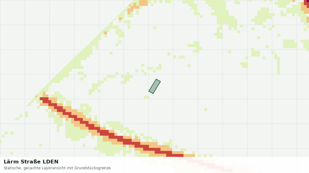 Statische Kartenansicht: Lärm Straße LDEN